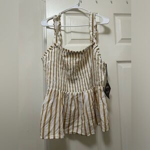 Women’s peplum tank